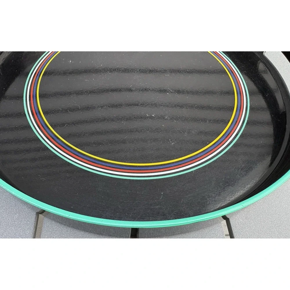 Vintage Studio Nova Larry Laslo laquered cocktail serving tray 1980's Japan